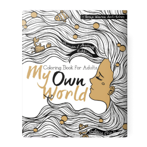 Cover Buku SOP - My Own World : Coloring Book for Adults (Edisi Human & Animal)