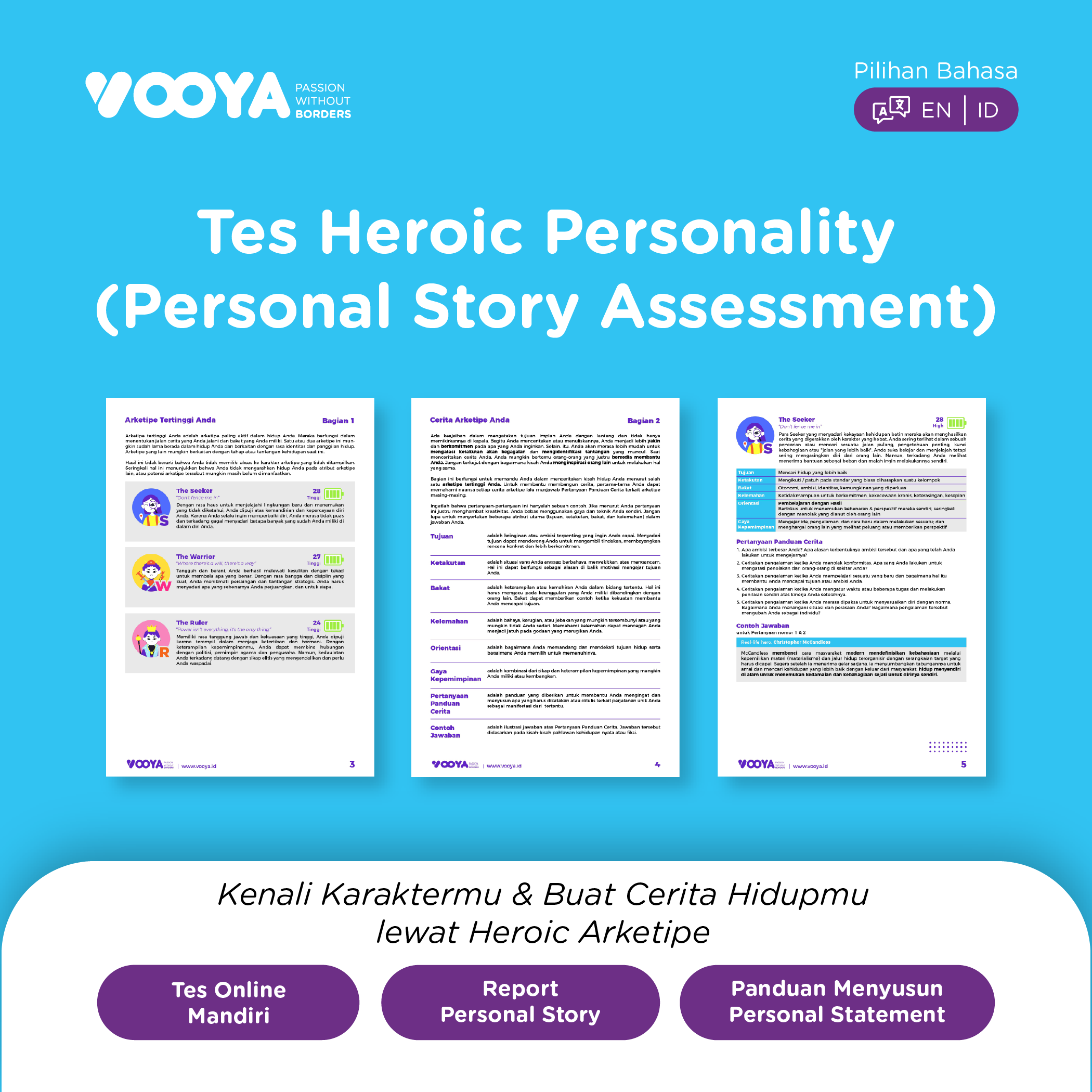 Tes Heroic Personality (Personal Story Assessment)