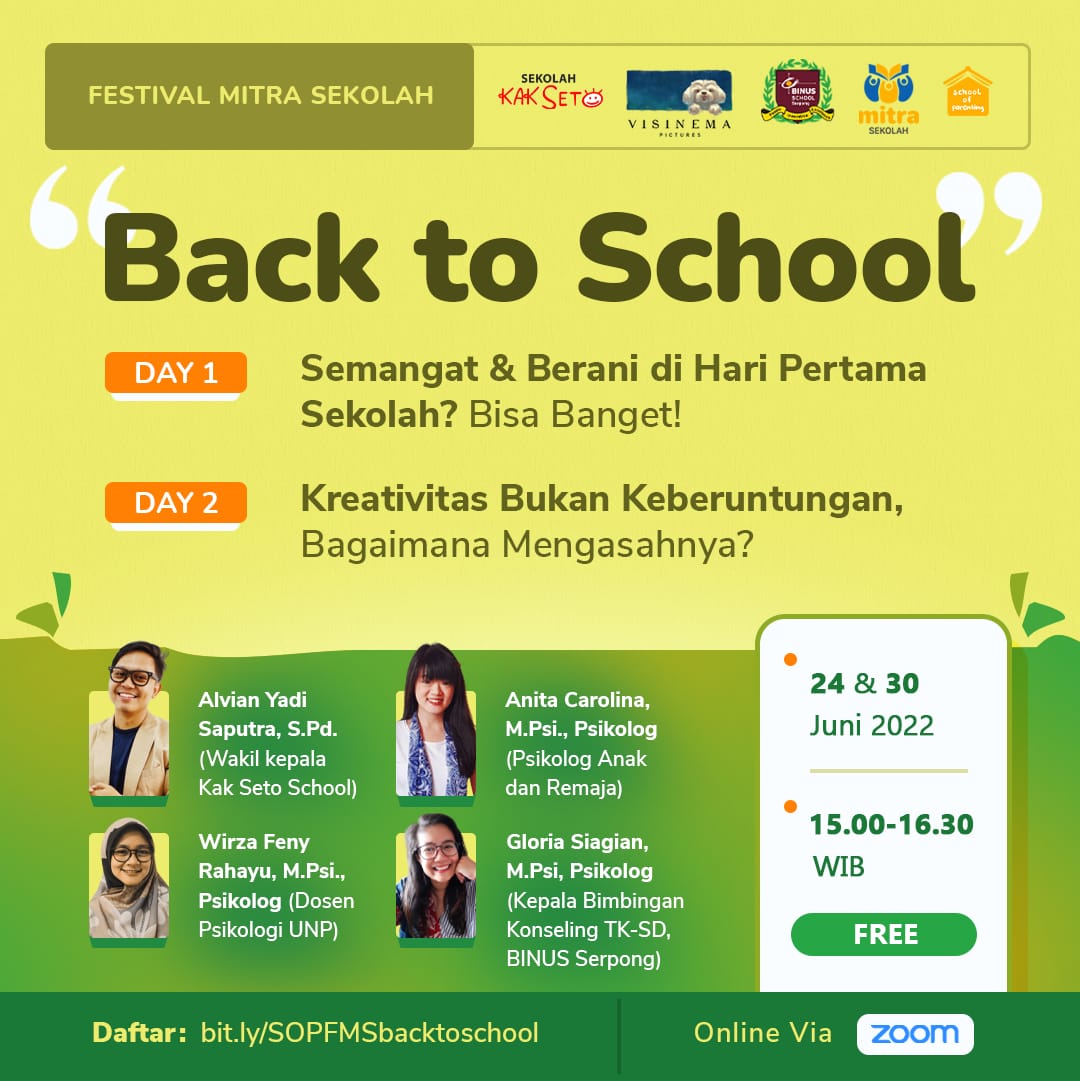 Festival Mitra Sekolah - Back To School