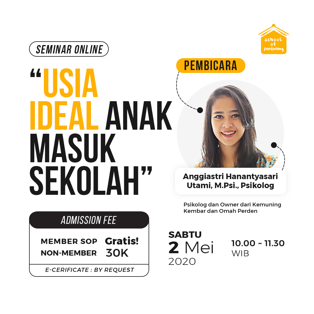 Usia Ideal Anak Masuk Sekolah
