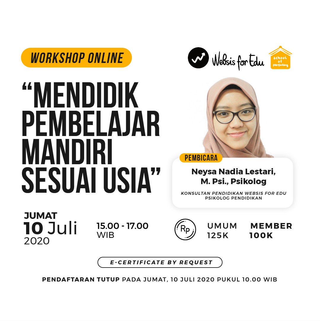 Mendidik Pembelajar Mandiri Sesuai Usia