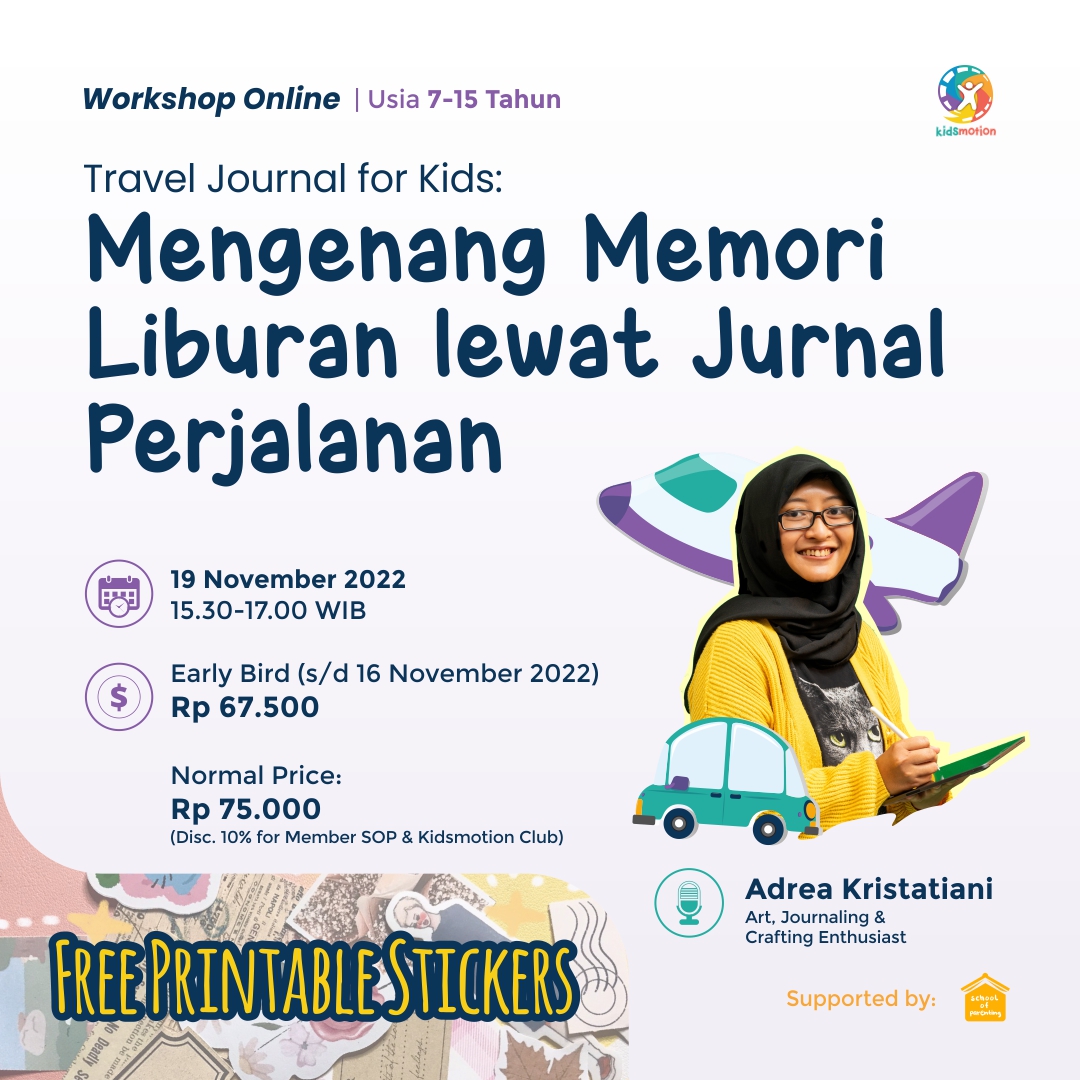 Travel Journal for Kids: Mengenang Memori Liburan lewat Jurnal Perjalanan