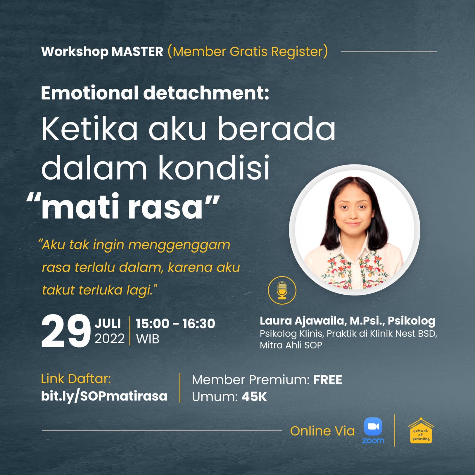 Emotional Detachment: Ketika Aku Berada dalam Kondisi Mati Rasa