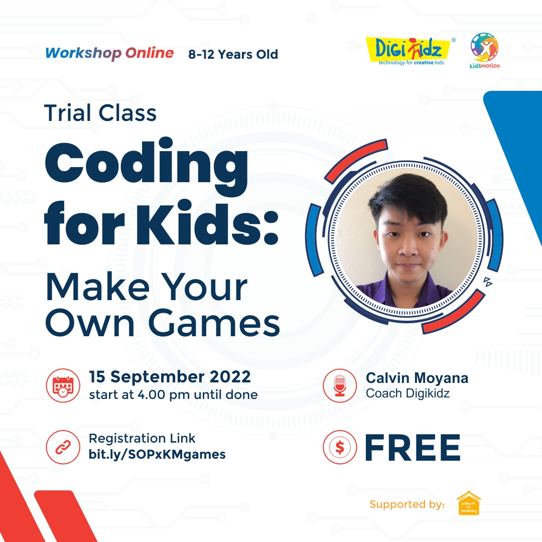 Trial Class “Coding For Kids: Make Your Own Games