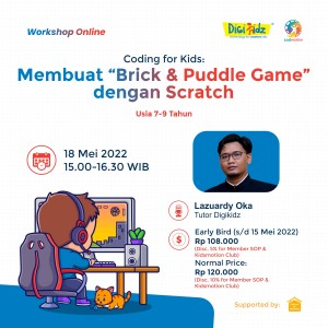 Coding for Kids: Membuat Brick & Puddle Game dengan Scratch