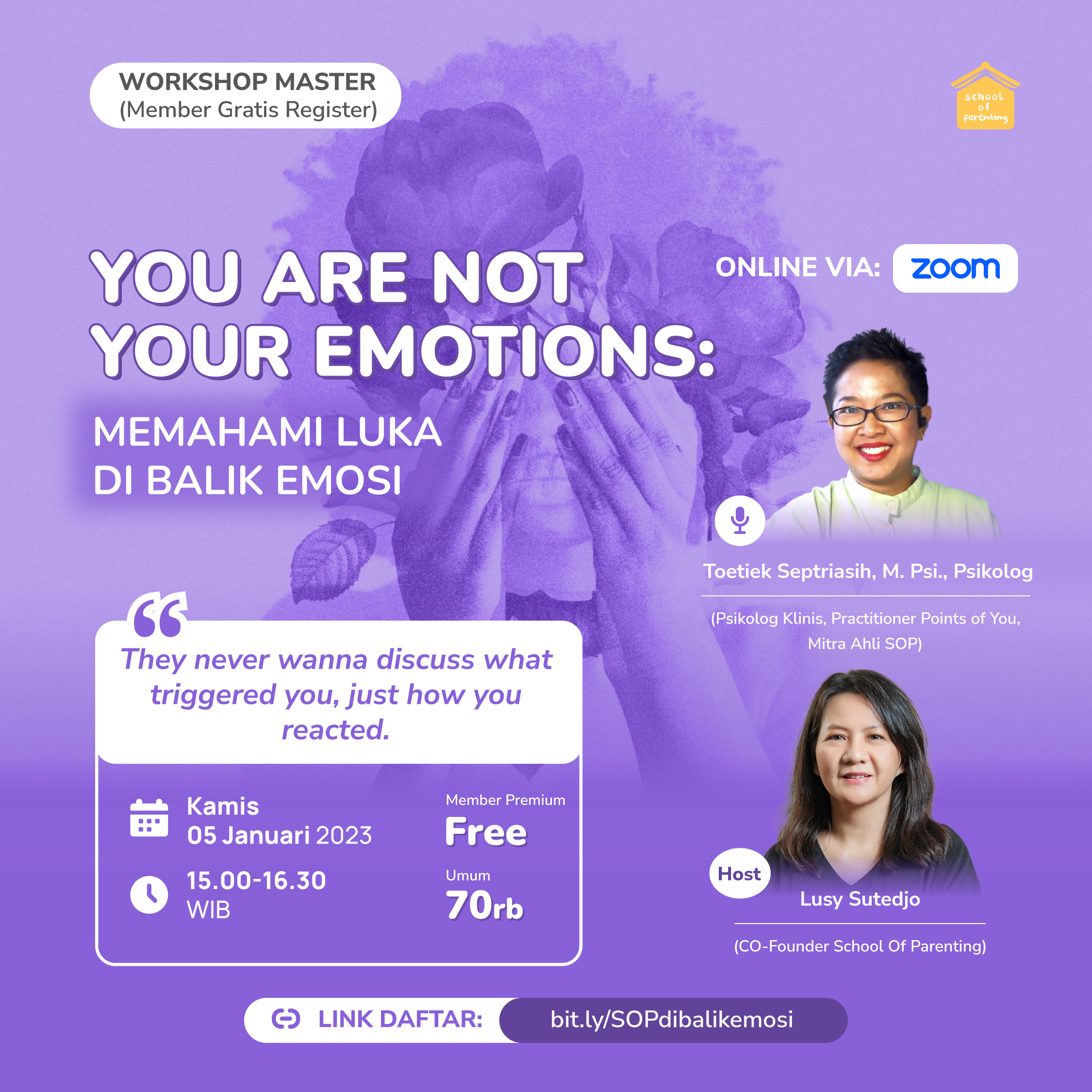 You Are Not Your Emotions: Memahami Luka di Balik Emosi