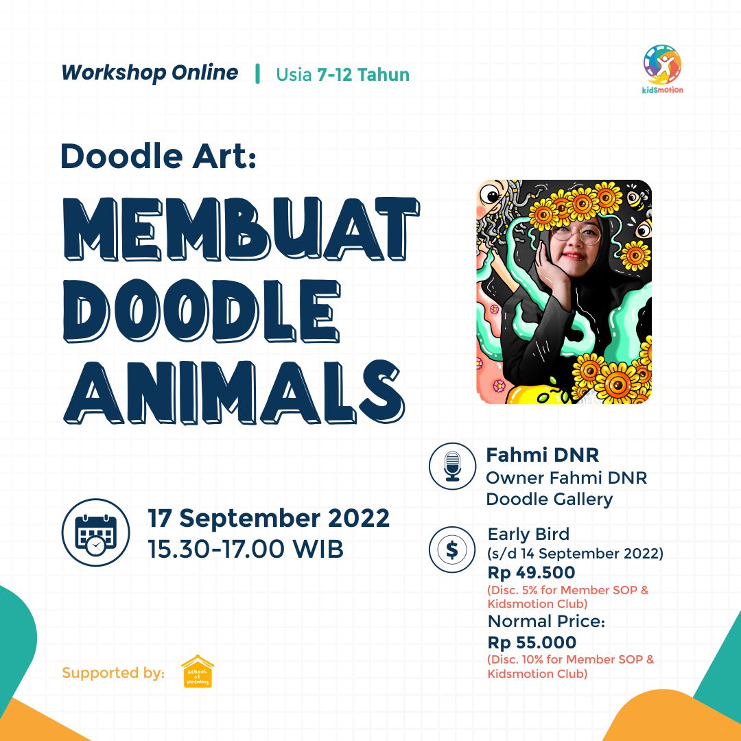 Workshop Online “Doodle Art: Membuat Doodle Animals