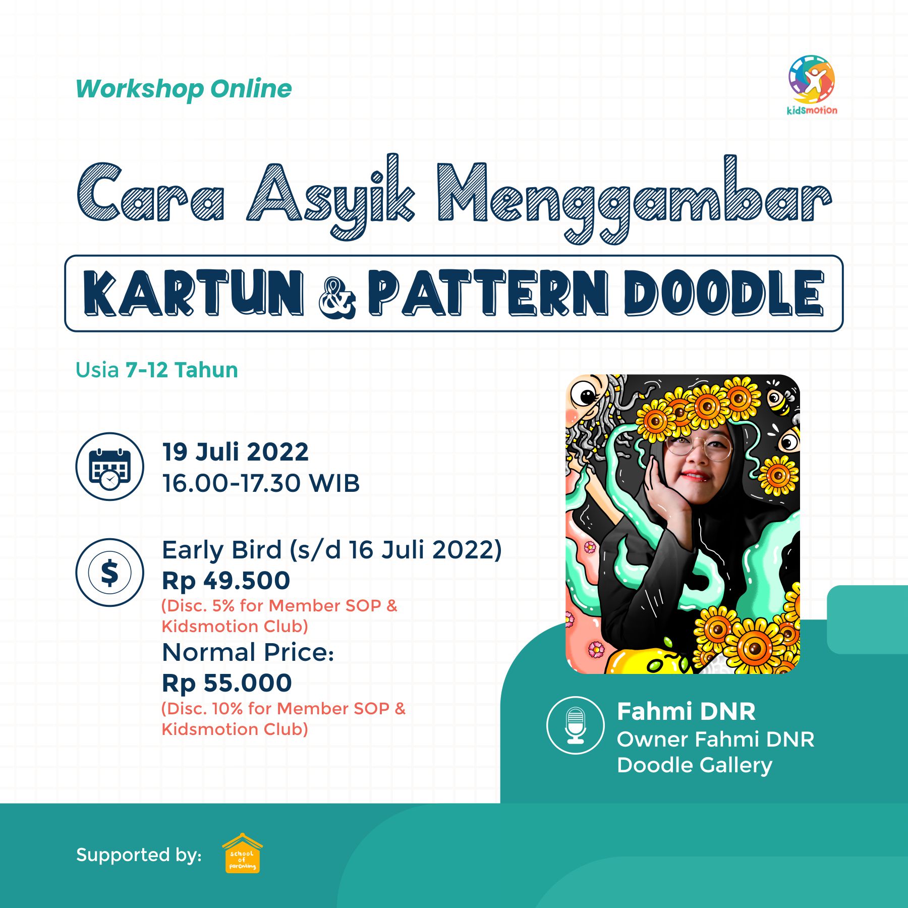 Cara Asyik Menggambar Kartun & Pattern Doodle