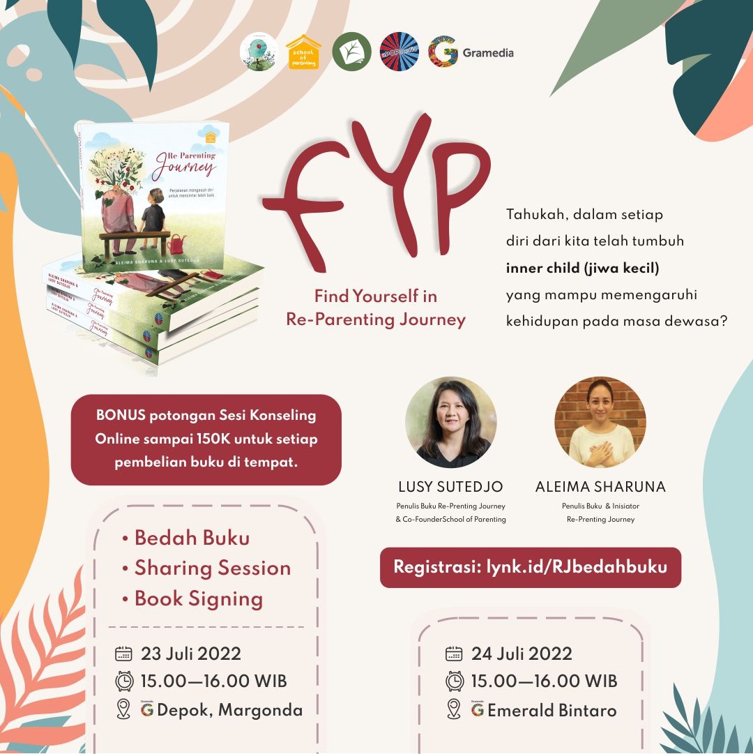 Bedah Buku Re-Parenting Journey - Find Yourself in Re-Parenting Journey (Depok)