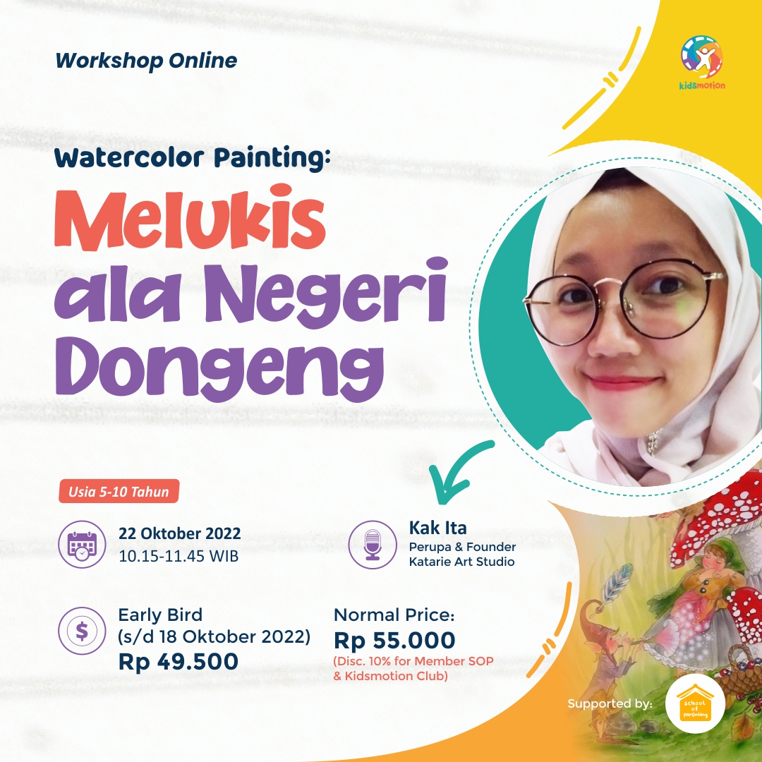 Watercolor Painting: Membuat Lukisan ala Negeri Dongeng