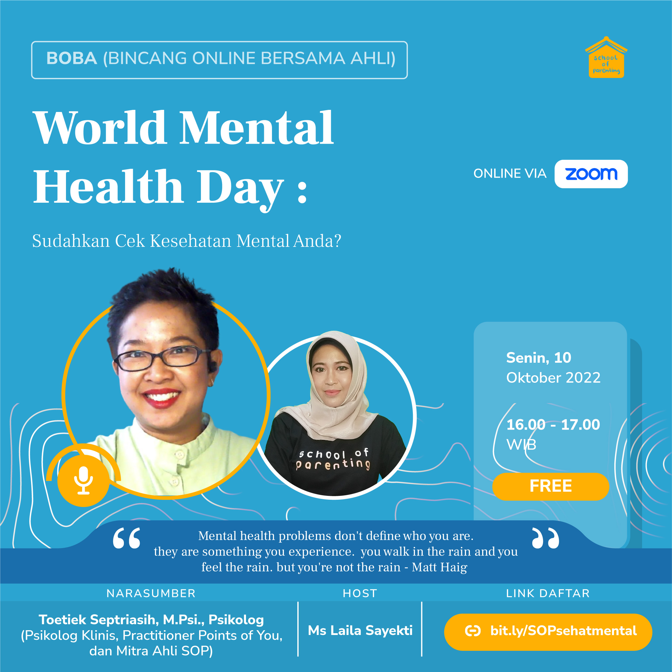 World Mental Health Day: Sudah Cek Kesehatan Mental Anda?
