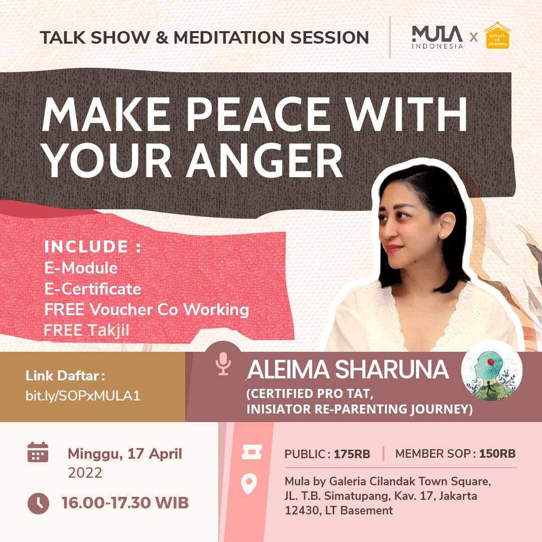 Talk Show & Meditation Session: Make Peace with Your Anger