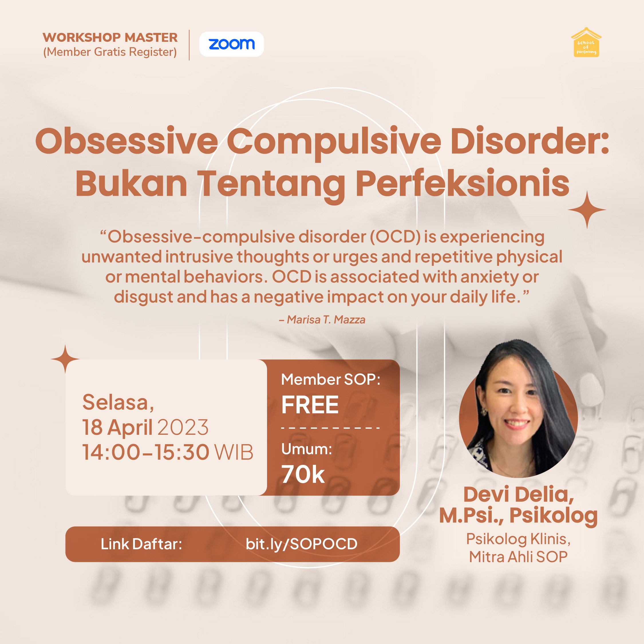 Obsessive Compulsive Disorder: Bukan Tentang Perfeksionis