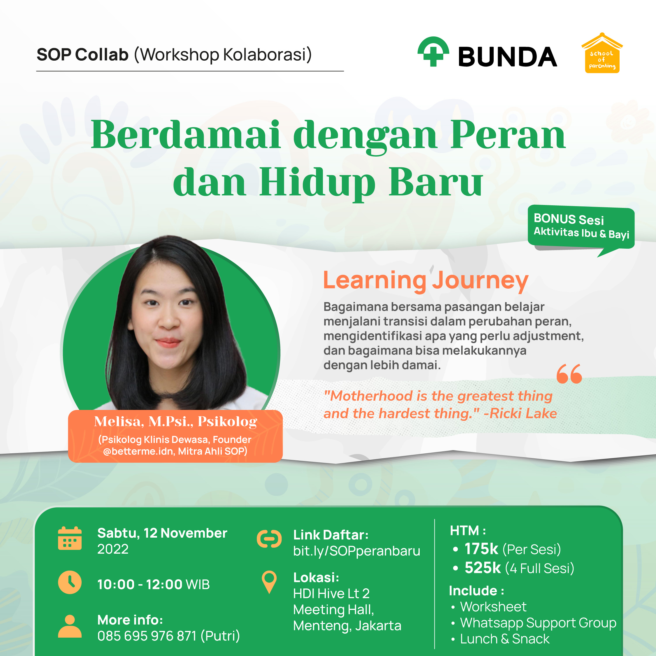 Berdamai dengan Peran dan Hidup Baru 