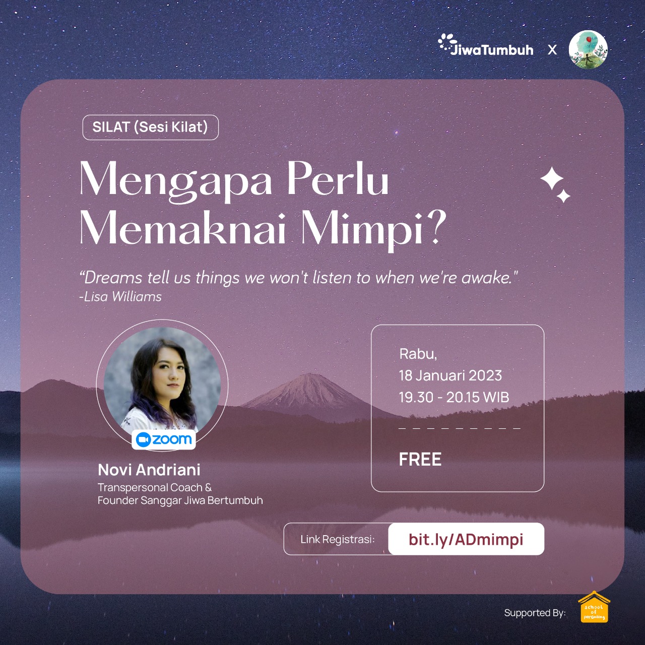 Sesi Kilat - Mengapa Perlu Memaknai Mimpi?