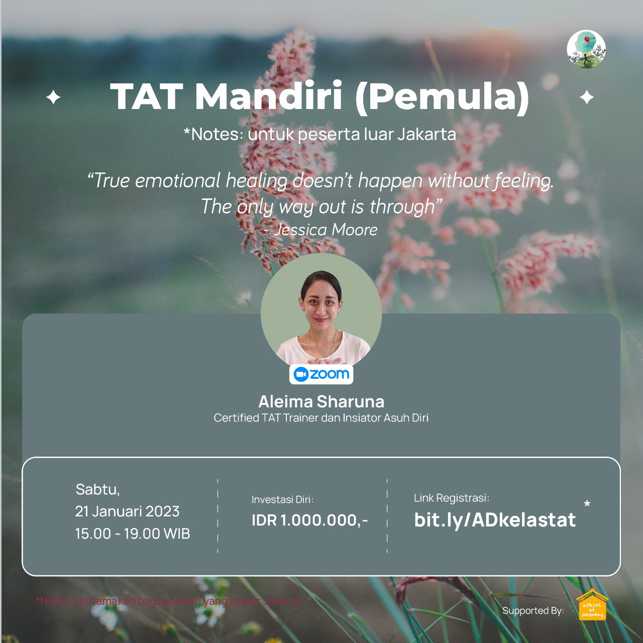 Sesi Asuh Diri • Kelas Tapas Acupressure Technique (TAT) Mandiri