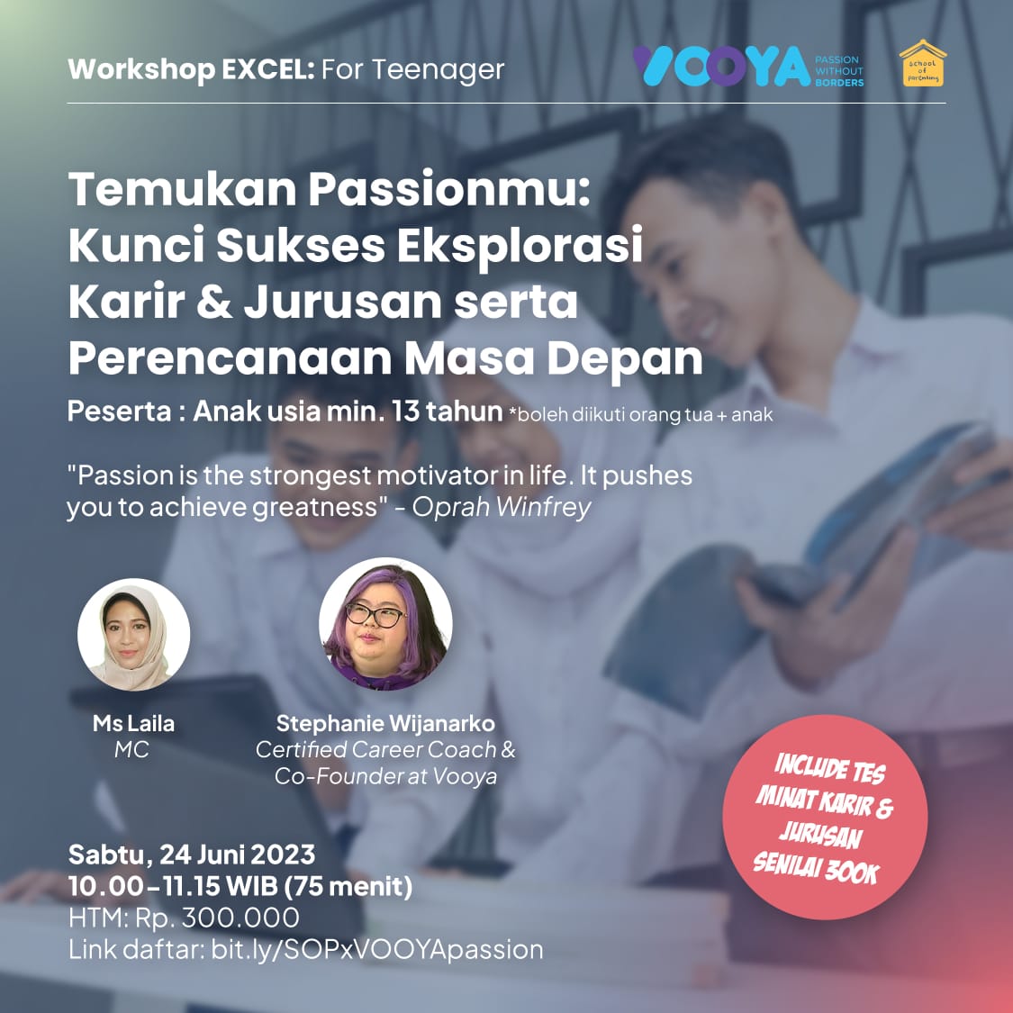 EXCEL • Temukan Passionmu: Kunci Sukses Eksplorasi Karir & Jurusan (For Teenagers)