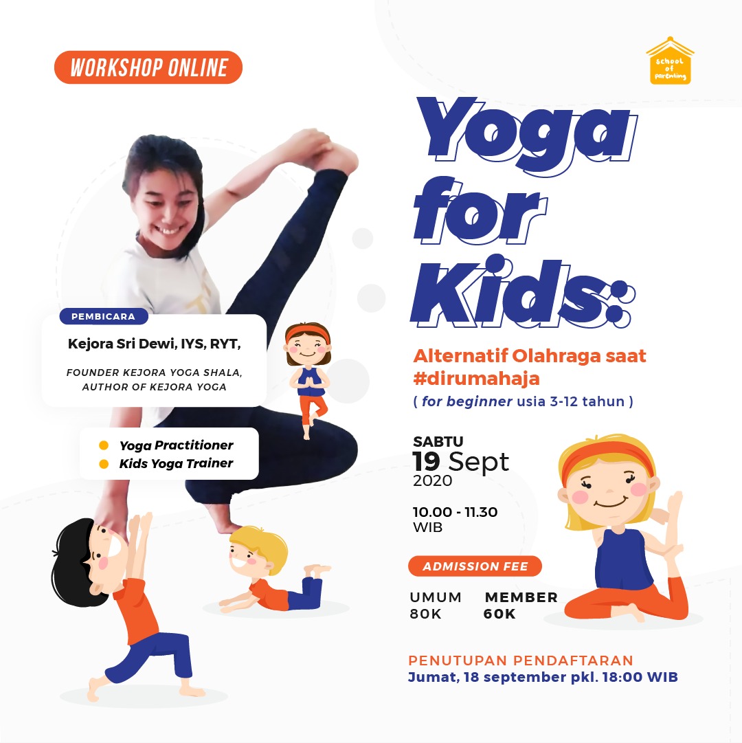 Yoga for Kids : Alternatif Olahraga saat #dirumahaja