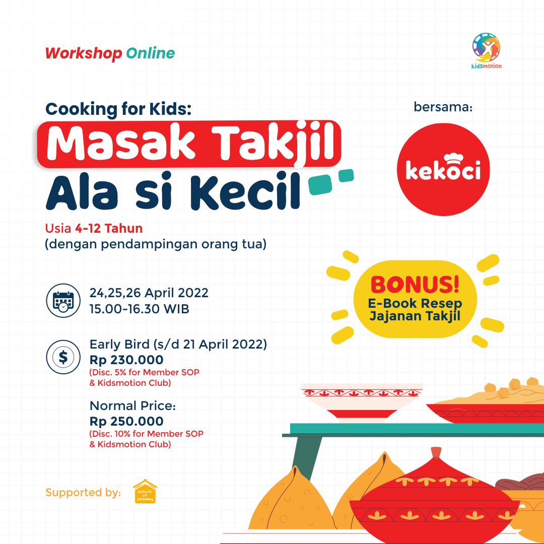 Series Cooking for Kids: Masak Takjil Ala Si Kecil
